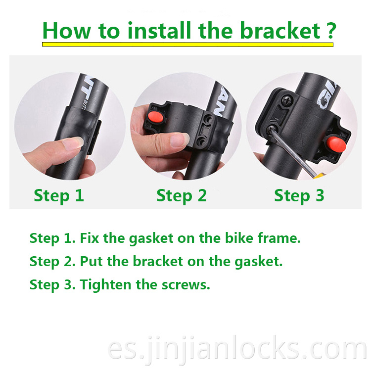 2021 Al estilo de moda único de moda Top Bicycle Cable Lock Accesorios Bicicleta